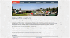 Desktop Screenshot of bootswerft-neuengamme.de