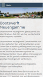 Mobile Screenshot of bootswerft-neuengamme.de